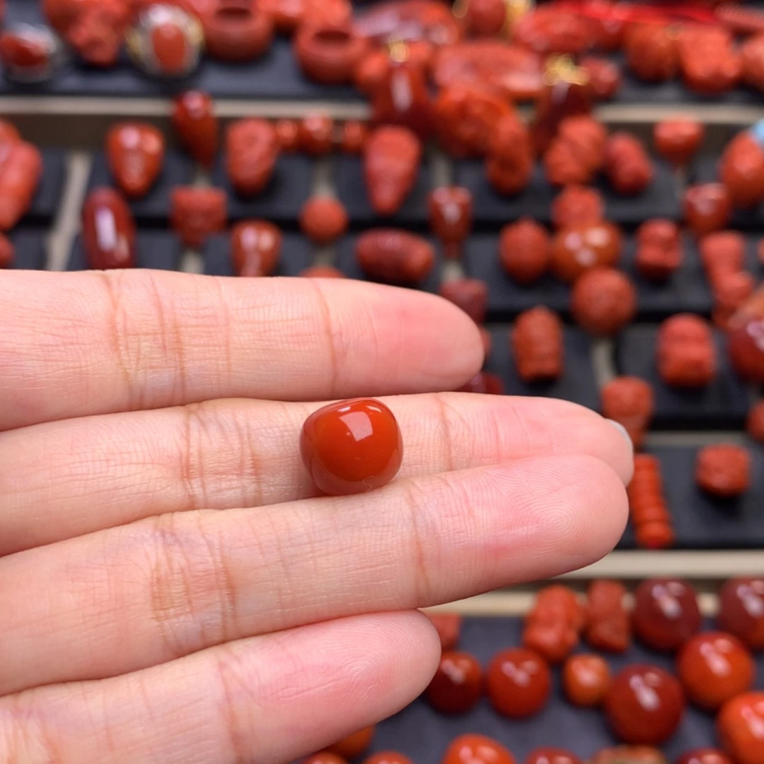 【闪购商品】南红玛瑙老型单珠10mm未镶嵌