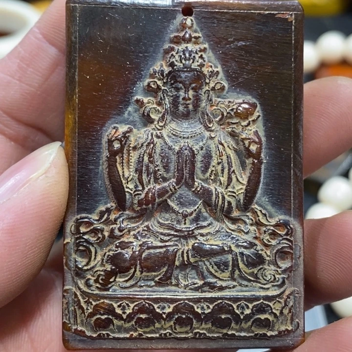 滴血莲花菩提吊坠