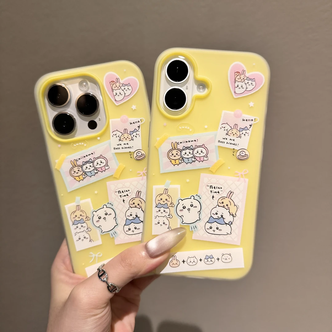 吉伊卡哇伊头像适用iPhone16手机壳1415promax小众13/12