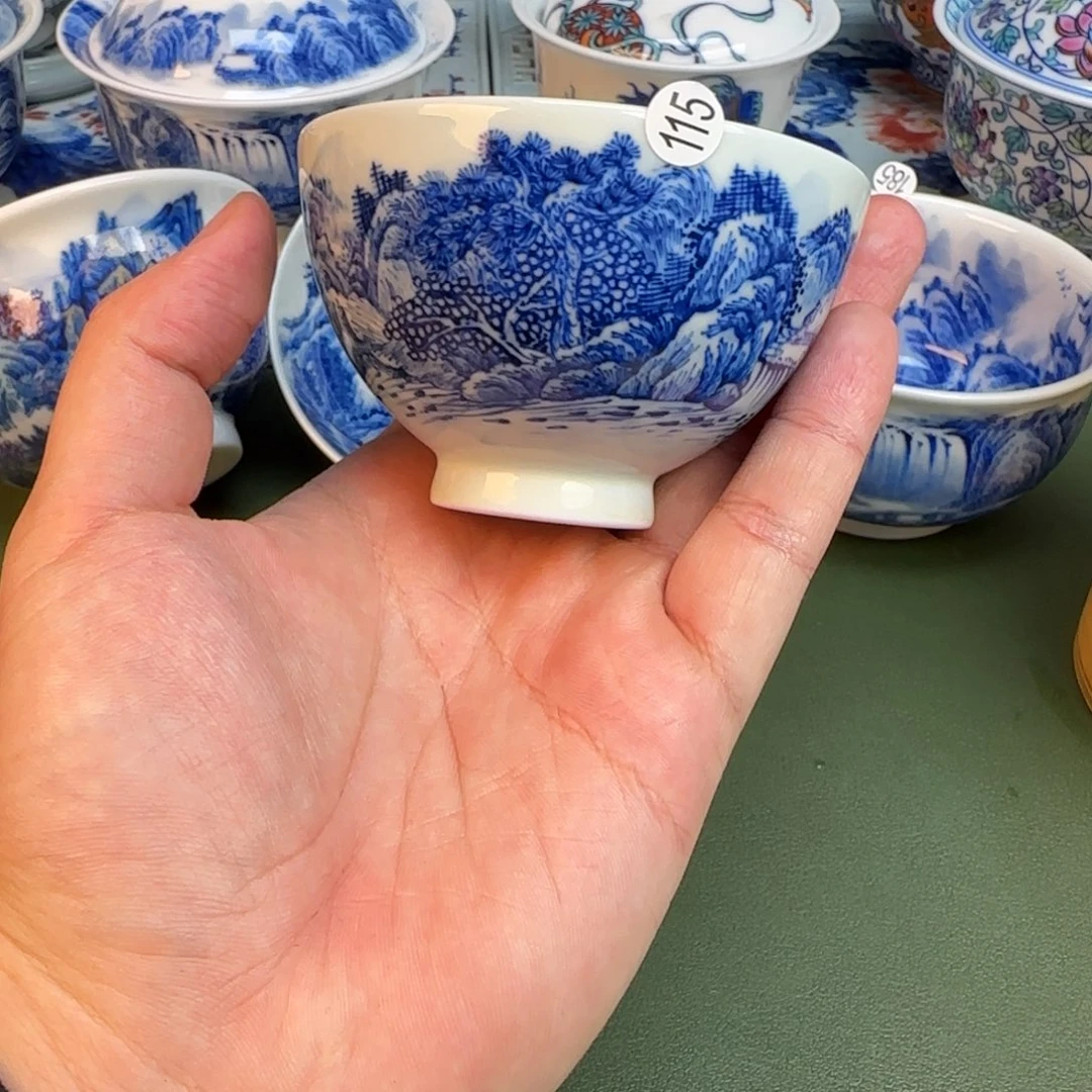 彦祖纯手工手绘茶具115