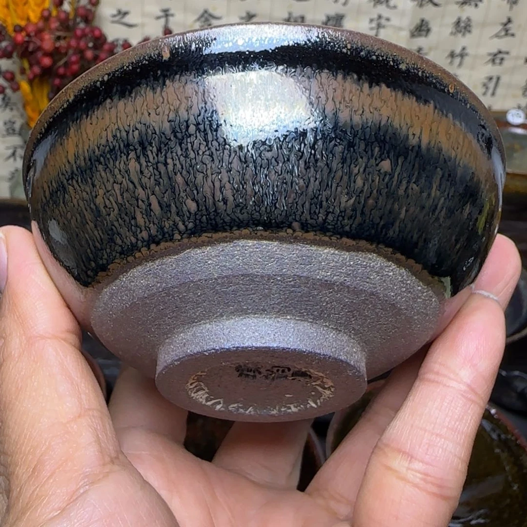 茶盏95璞韵潭龙窑柴烧