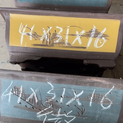 紫砂花盆紫砂清货微瑕