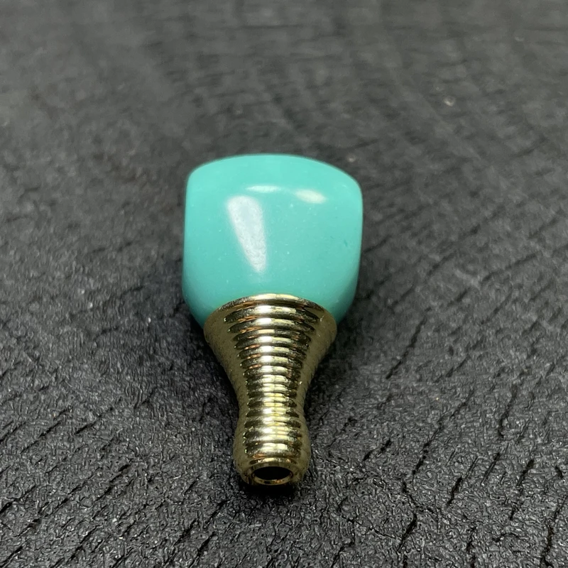 5912文玩配饰分体三通镶嵌走色料蒙松配串神器配星月