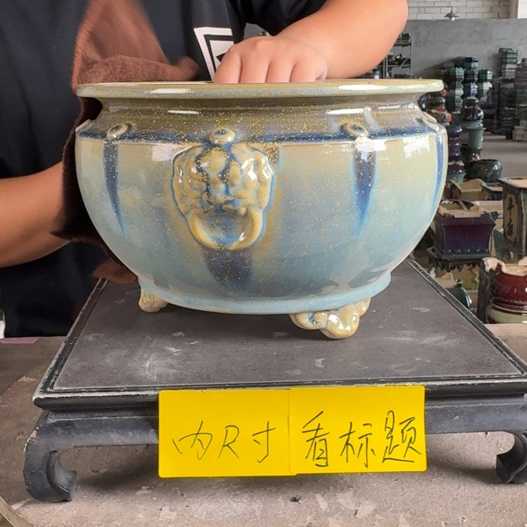 。一风堂石湾花盆 内21*14