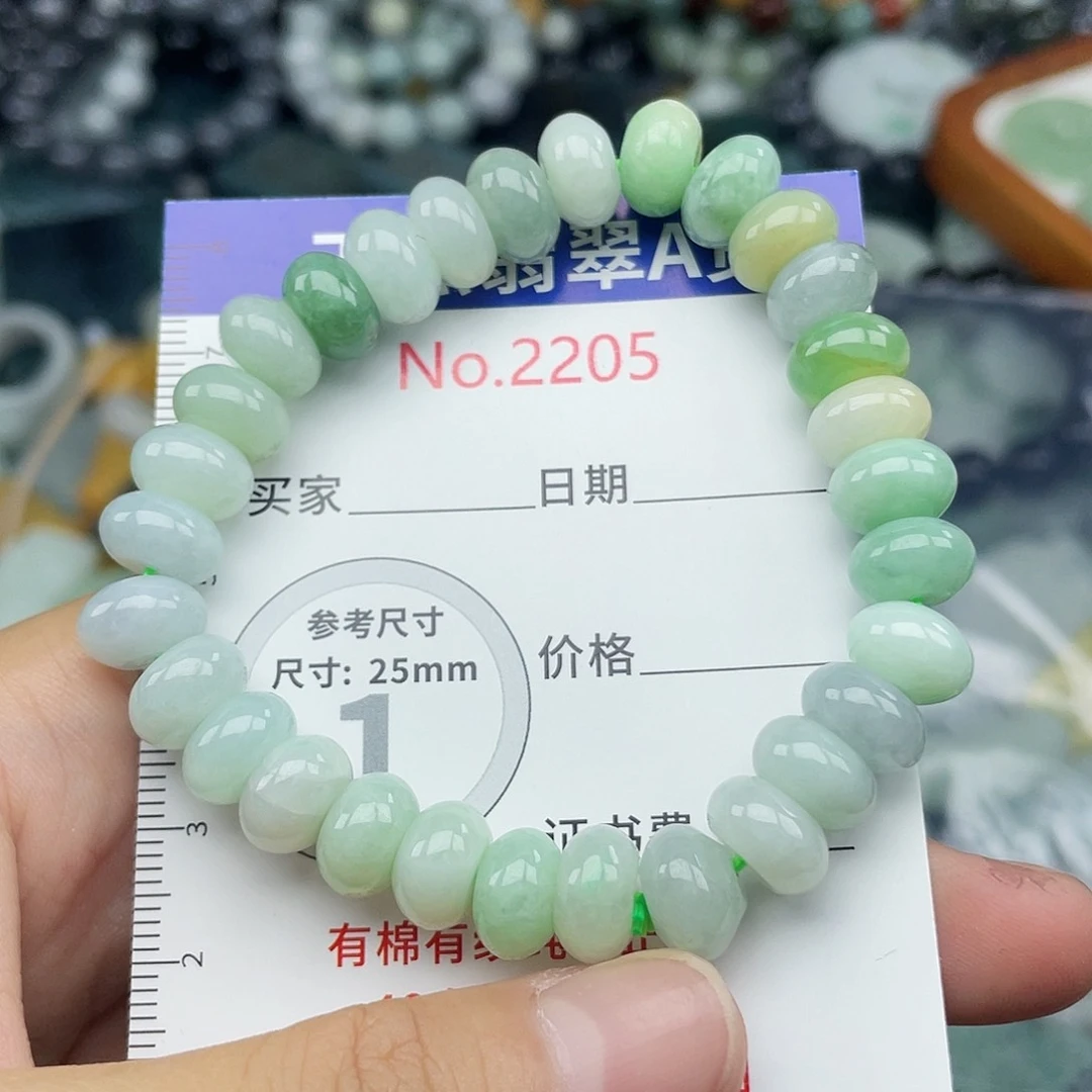 翡翠未镶嵌颈饰2205….