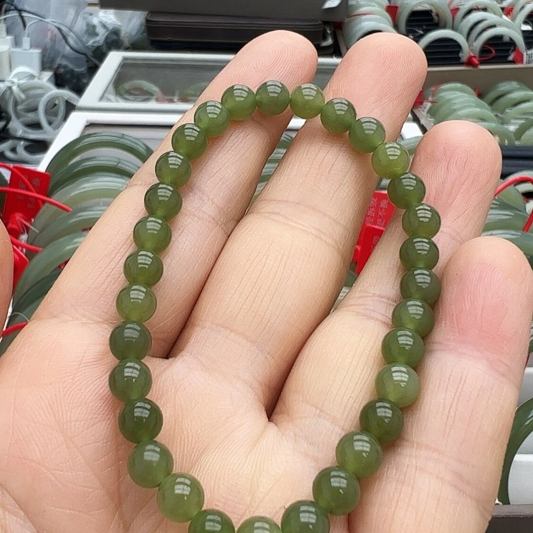 和田玉未镶嵌手链