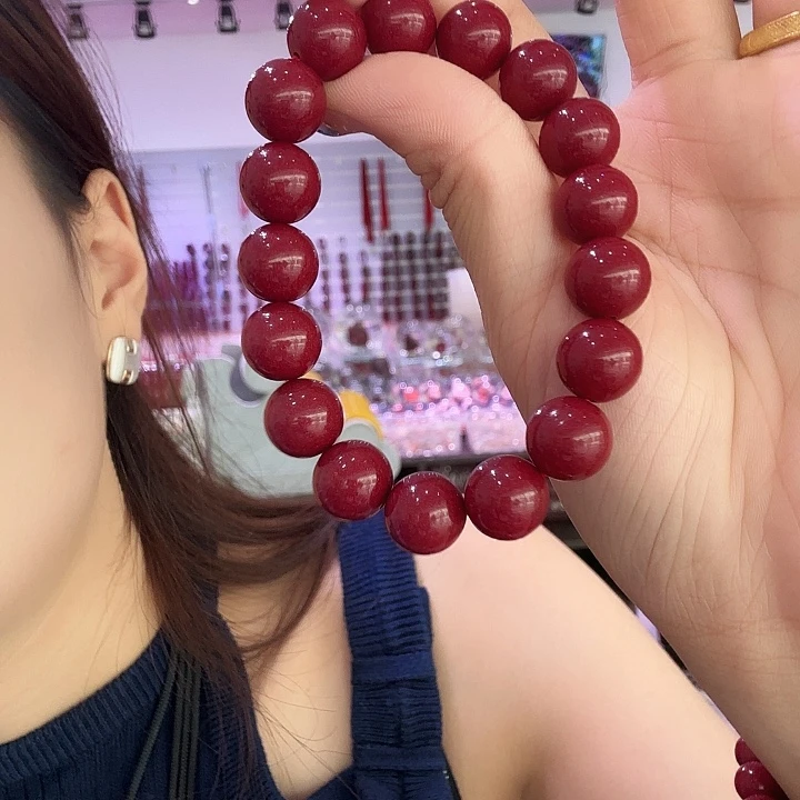 天然辰砂12mm朱砂款式朱砂款式朱砂
