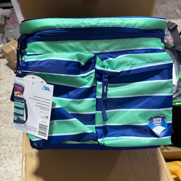 带盖手提单肩牛津布超级厚保温冰包露营保温包！