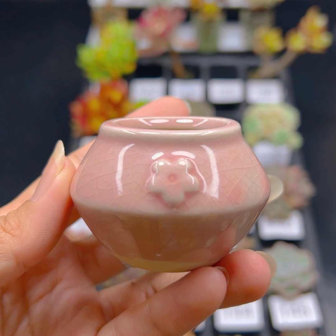 立体小花盆，颜色随机