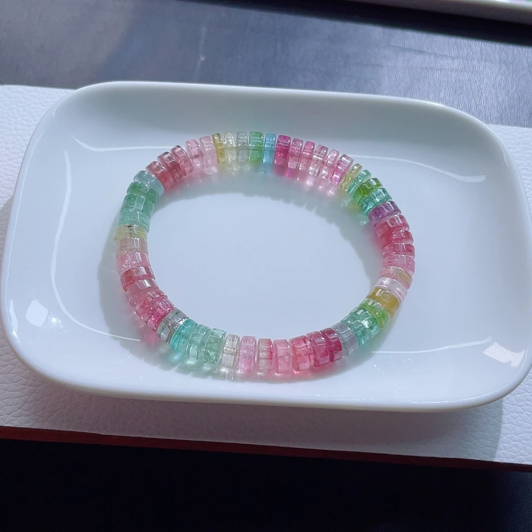 碧玺未镶嵌手链碧玺手链