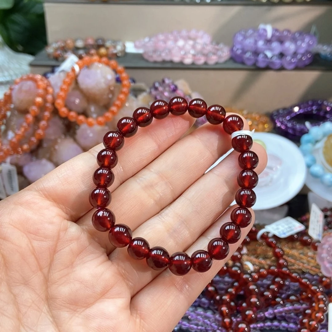手链未镶嵌石榴石石榴石8