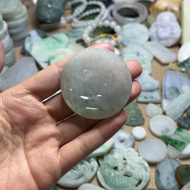 向***葵定制翡翠未镶嵌A货