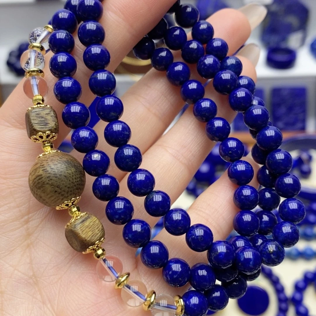 青金石未镶嵌手链