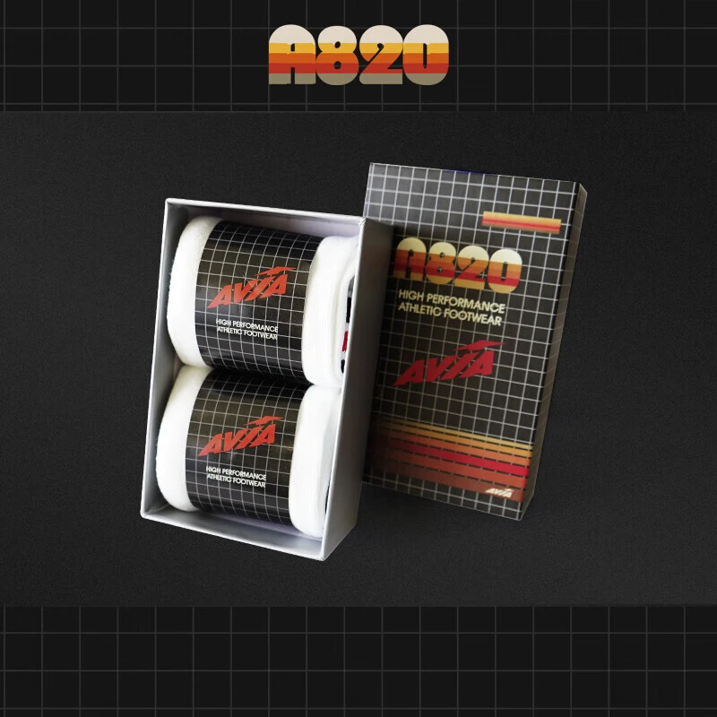 AVIA爱威亚新款A820复古潮流长袜运动袜礼盒长筒百搭休闲袜子