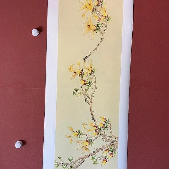 国画听兰老师花鸟