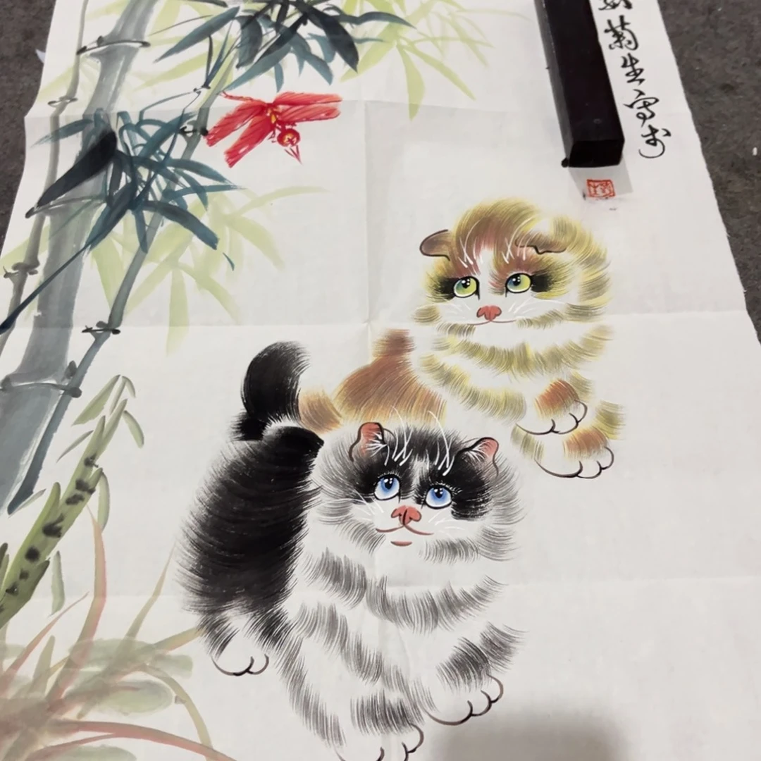 国画书法艺员作品多次参拍及