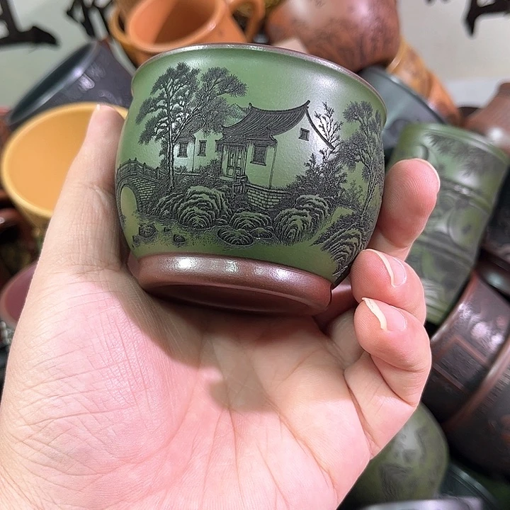 茶杯紫砂全手工紫砂主人杯