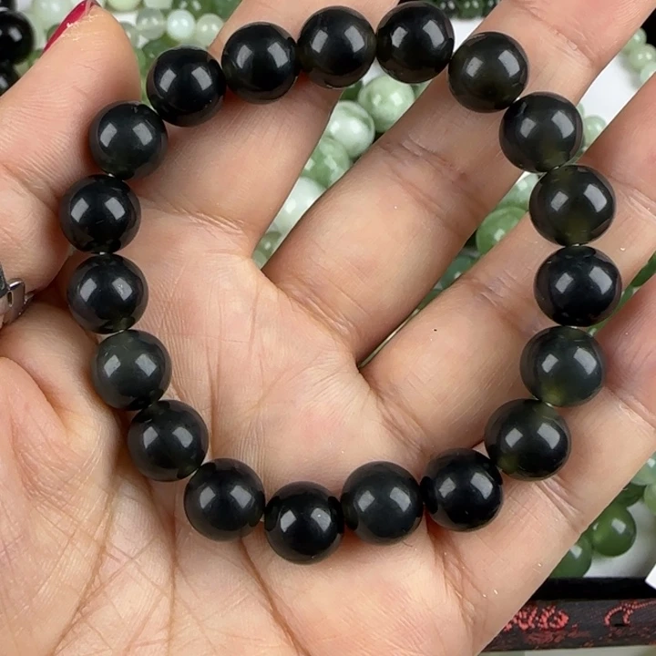 蛇纹石玉未镶嵌手链