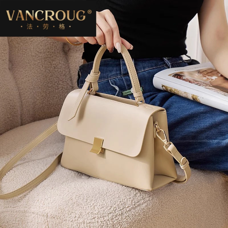 法劳格包包女式2025新款手提包女妈妈包礼物斜挎包真皮女包通勤包