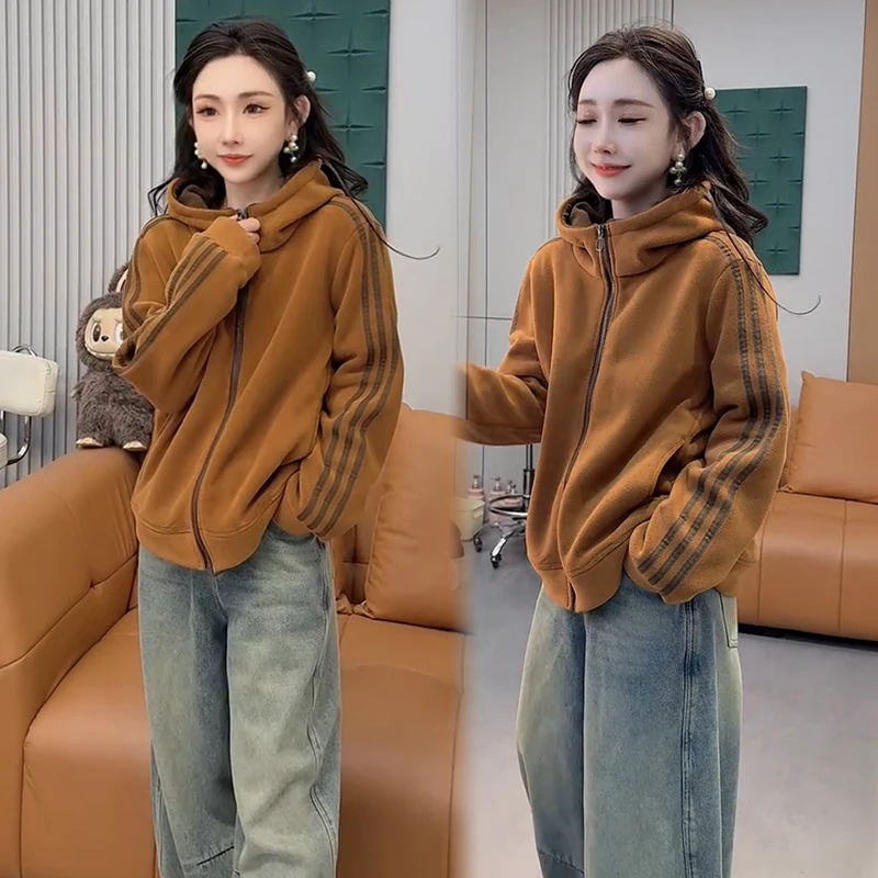 2025秋季新款时尚显瘦气质网红高档套装女高级百搭宽松大码两件套