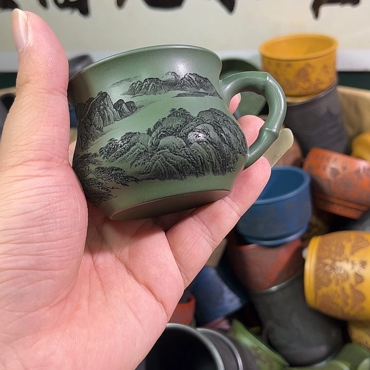 茶杯紫砂全手工紫砂主人杯