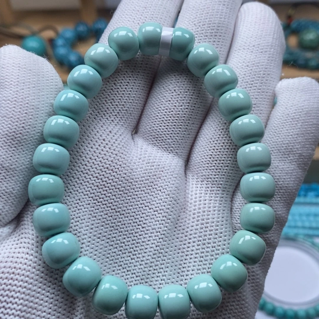 绿松石未镶嵌原矿纯干料绿松石