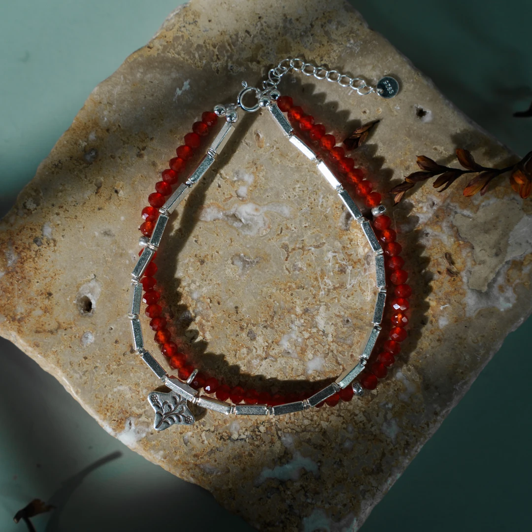 925银手链 【福启】幻渺原创设计|新中式过年本命氛围情侣手工手链