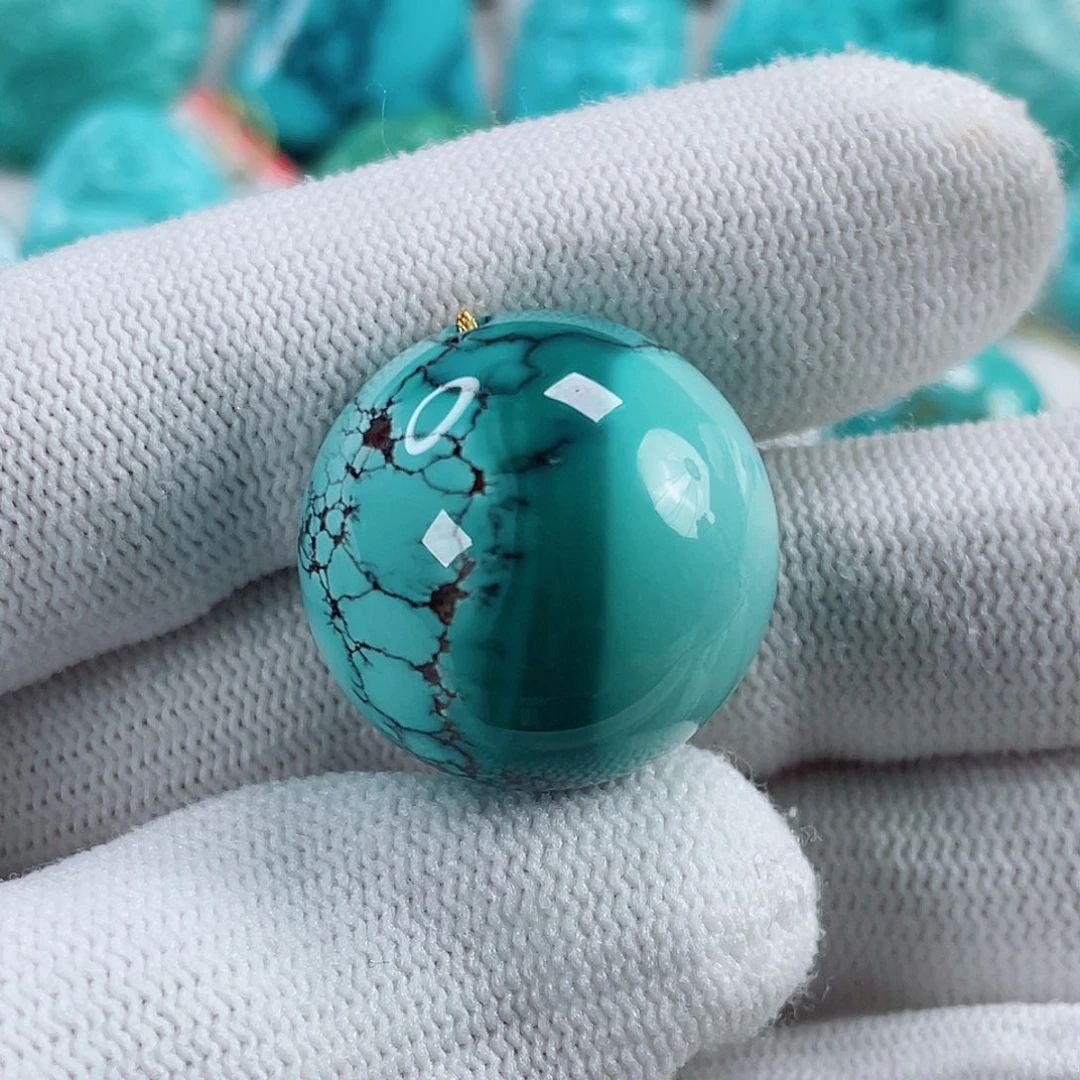 绿松石未镶嵌车挂