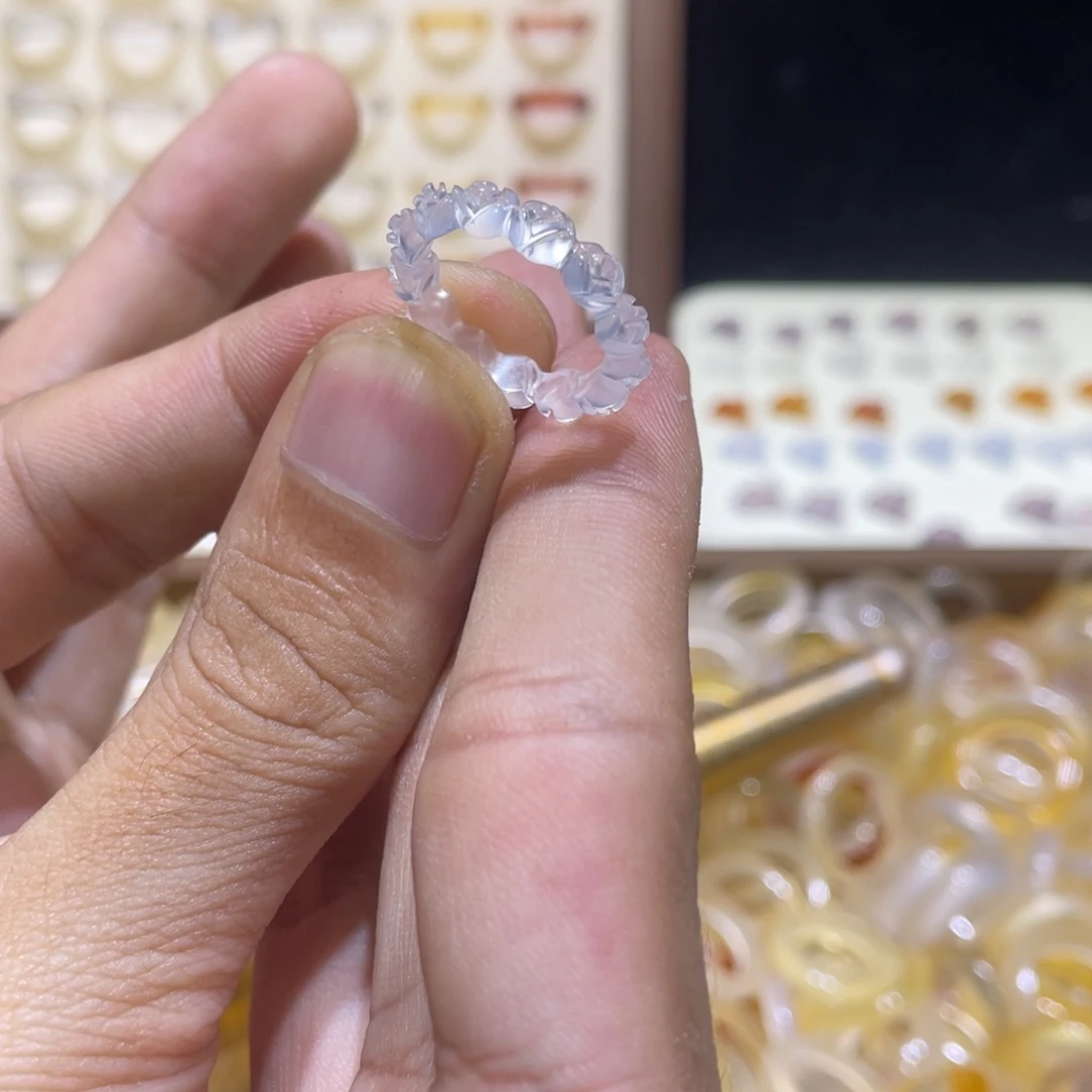 玛瑙/玉髓合金戒指36号港11