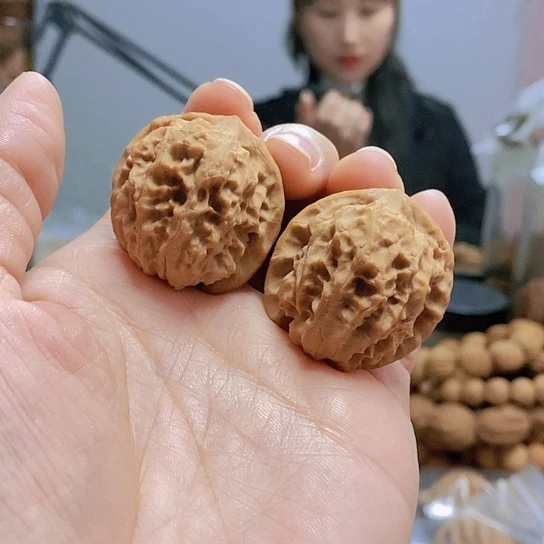 【闪购商品】把件文玩核桃33迷你天通宝小众