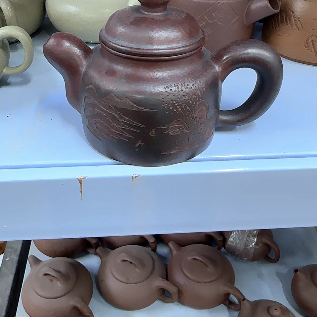茶壶紫砂宜兴紫砂壶瑕疵处理