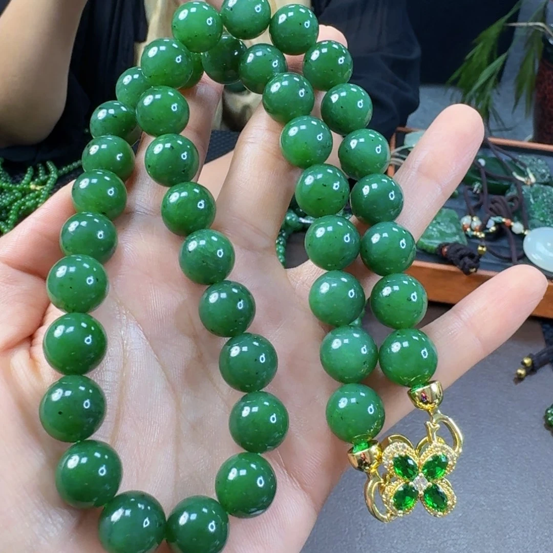 颈饰未镶嵌和田玉（碧玉）卡12