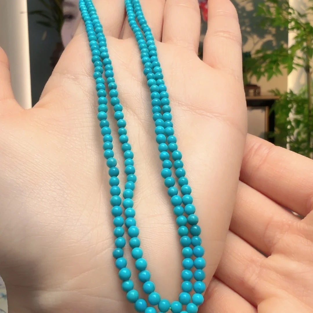 绿松石未镶嵌颈饰