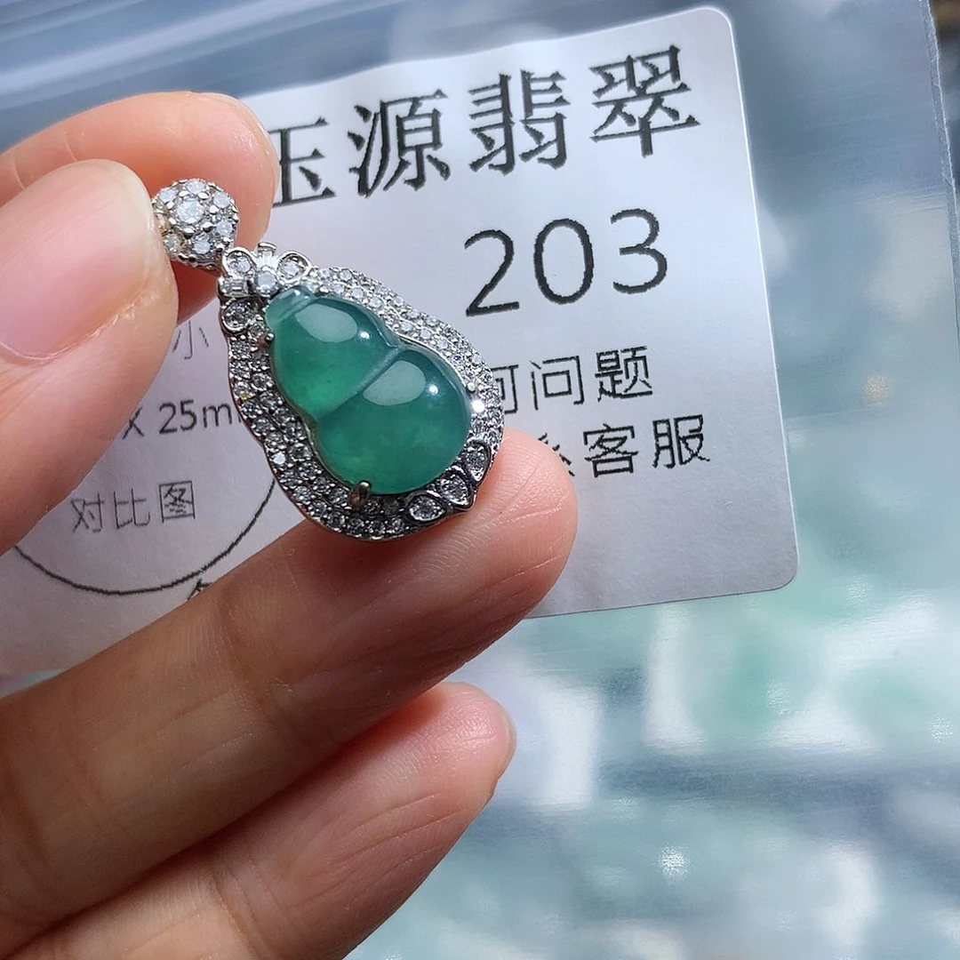 翡翠未镶嵌颈饰203