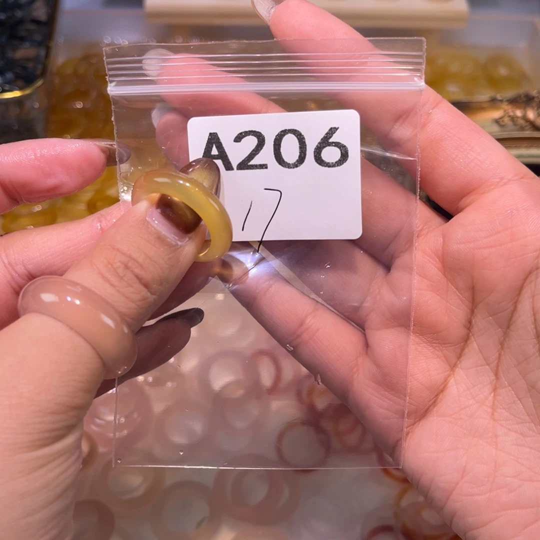 玛瑙/玉髓未镶嵌戒指206