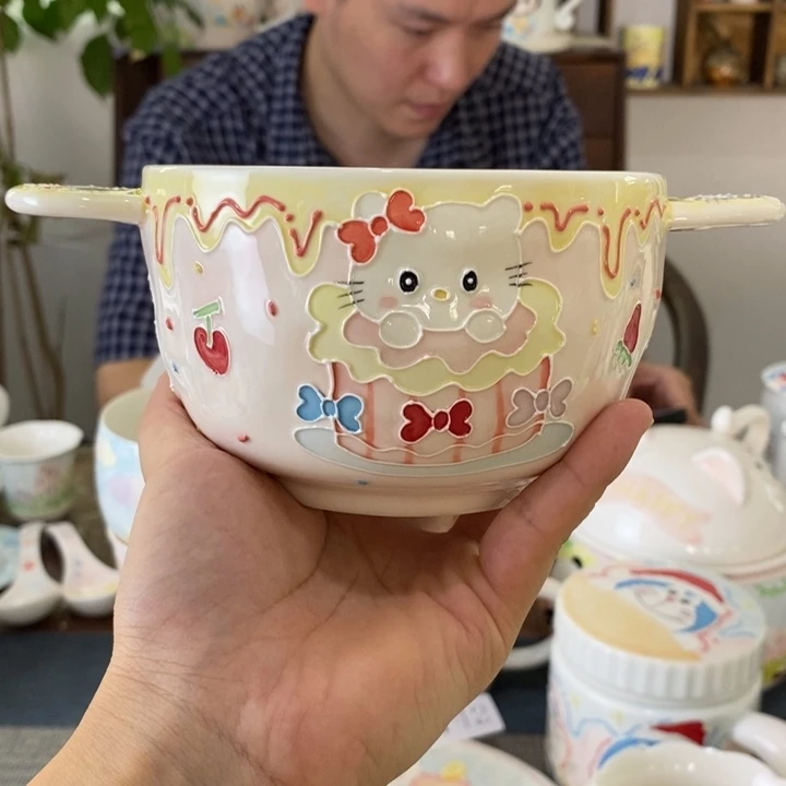 ^****瓷片景德镇釉下彩手绘