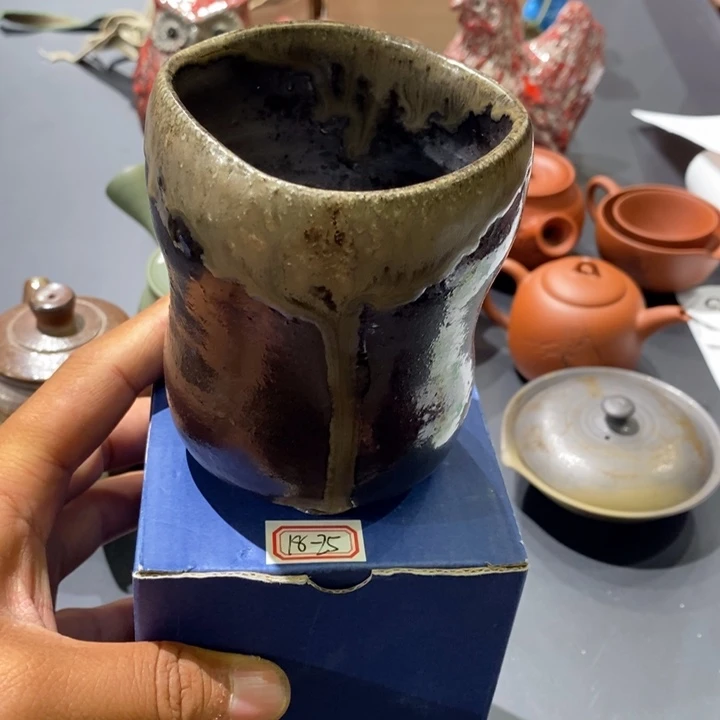 日本备前烧水屋杯大漏