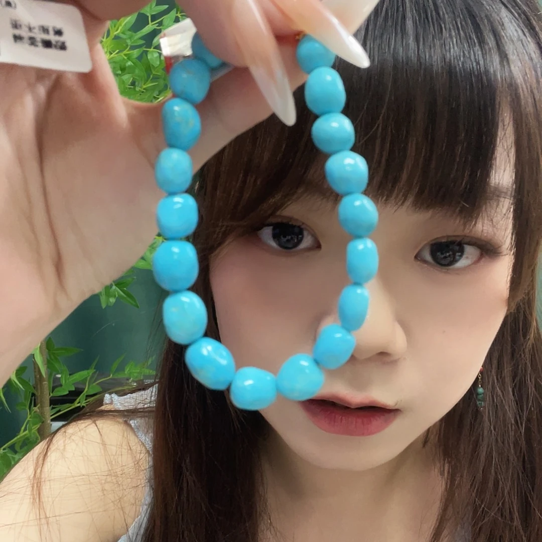 未镶嵌绿松石手链发货一件