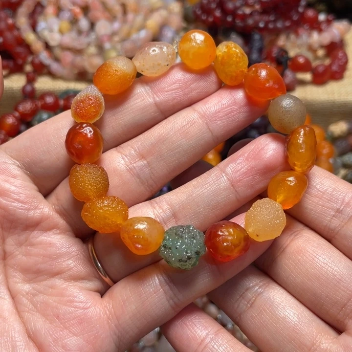 玛瑙/玉髓合金手链