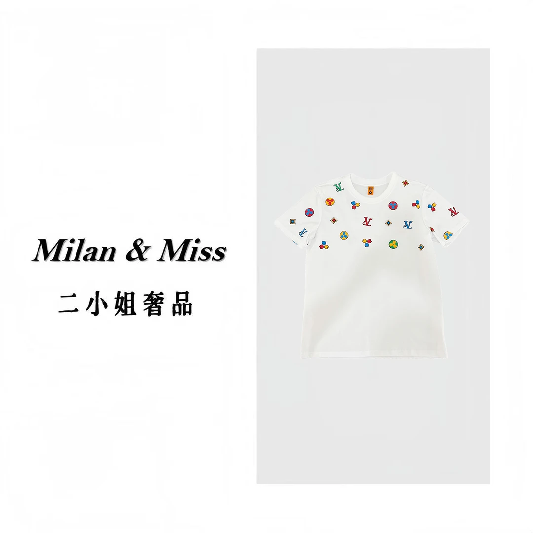 男士t恤短袖新款男女同款发泡印花轻奢男装休闲时尚夏季韩版半袖