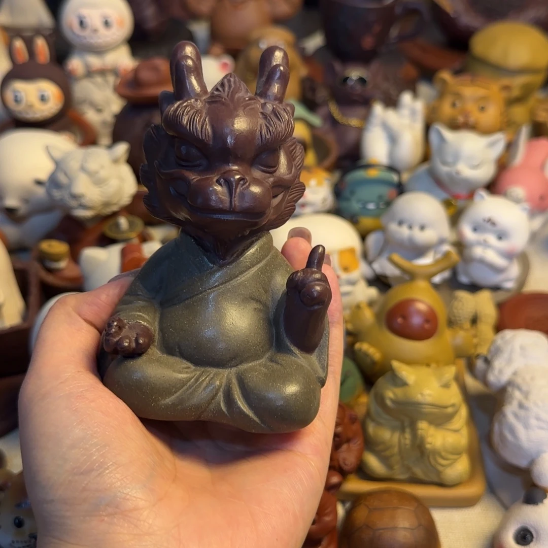 弘***）茶宠紫砂紫砂制作工艺流程