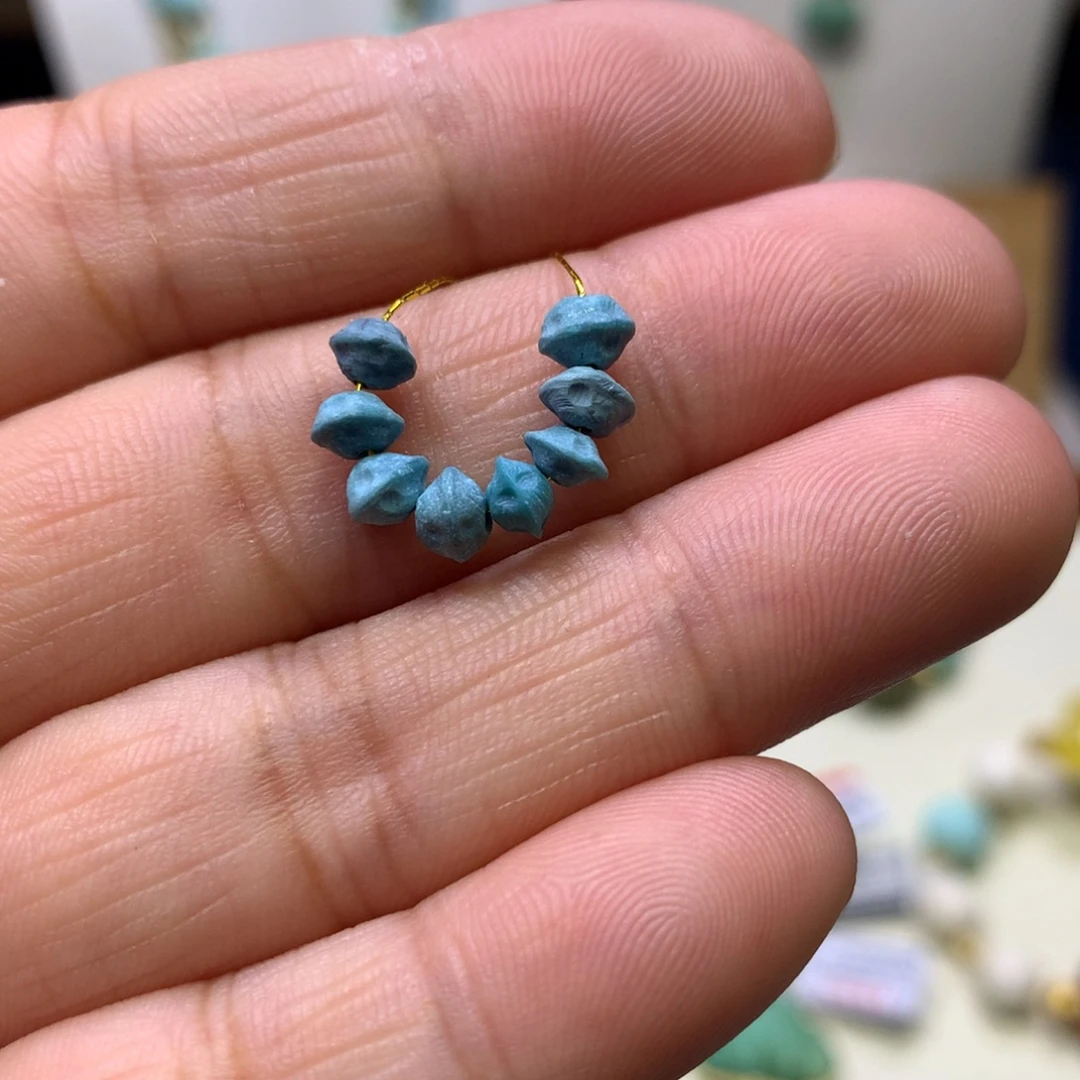 绿松石未镶嵌百香籽5mm