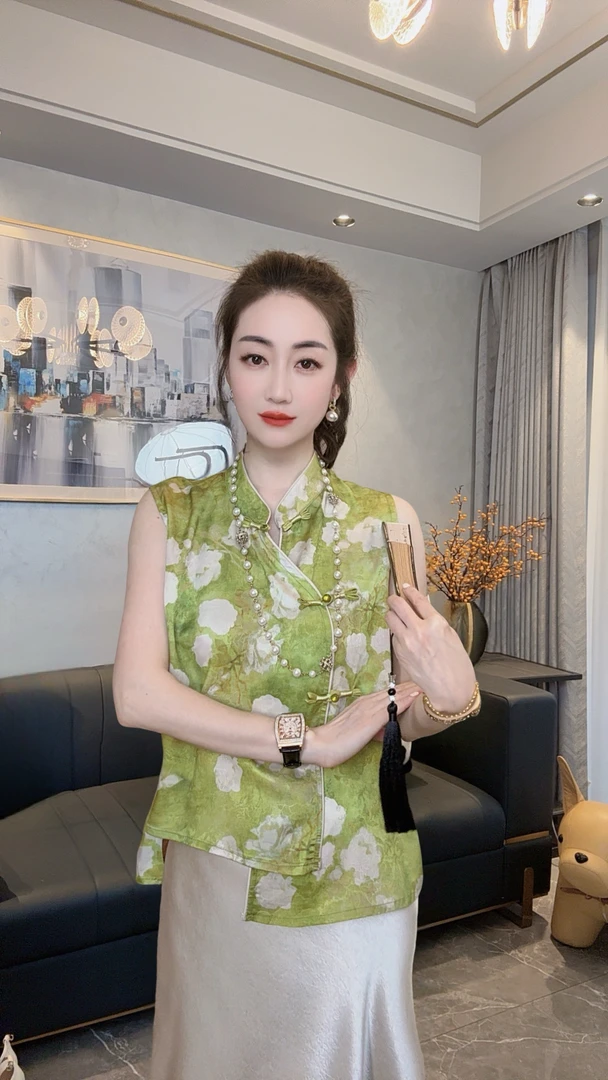 【福禄绘锦】传统中国风提花马甲四季通用马夹宽松气质中国风印花