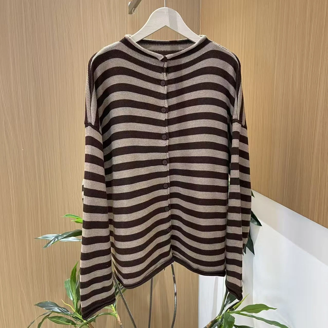 16040新款春秋休闲洋气时尚百搭宽松上衣毛衣