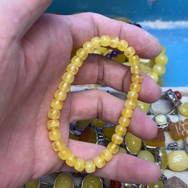 蜜蜡裸石未镶嵌多样性发货