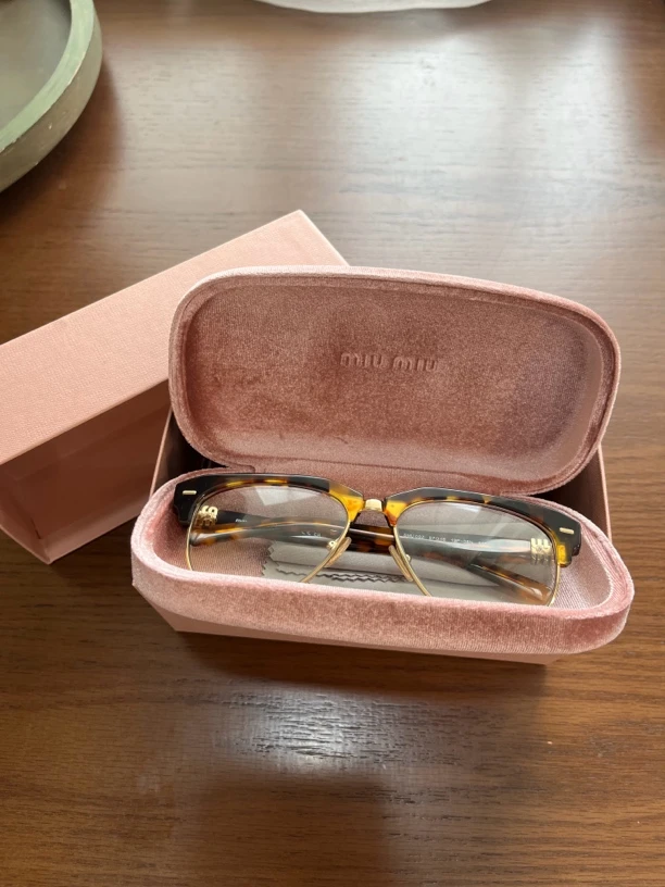 95新 MIU MIU/缪缪 miumiu眼镜全套