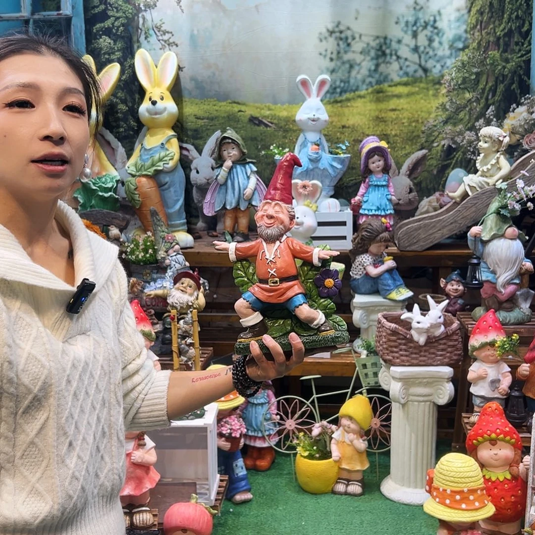 花园摆件红红火火