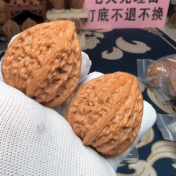 文玩核桃吊坠全品蓟县虎头王42尺