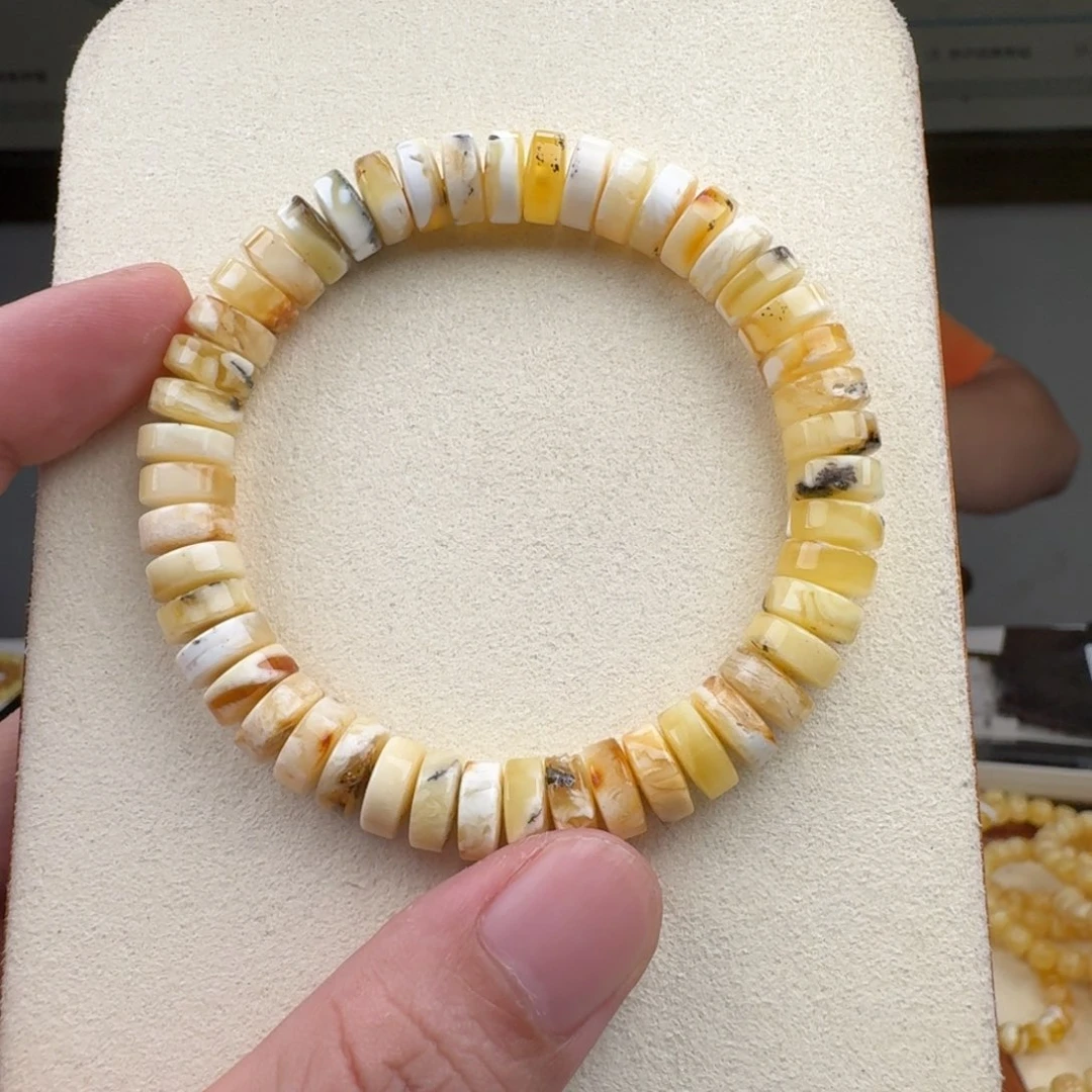 琥珀未镶嵌手链蜜蜡手串