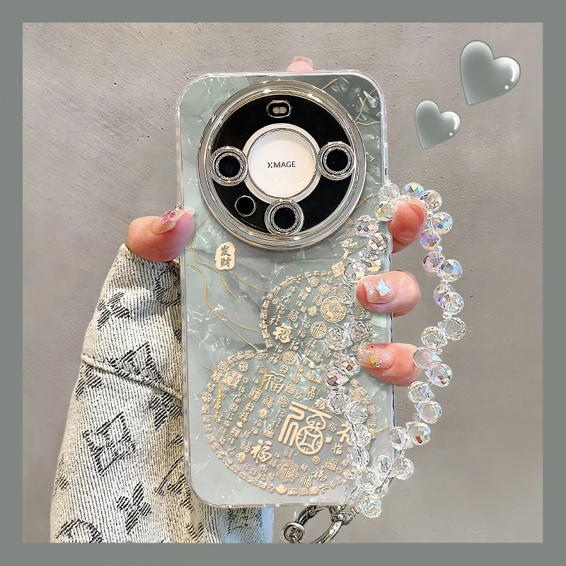 多福葫芦手链适用华为mate70pro手机壳mate60pro小众高级mate50女